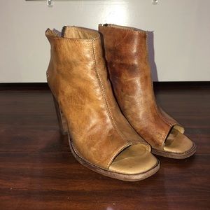 Bed Stu open toe booties size 8.5